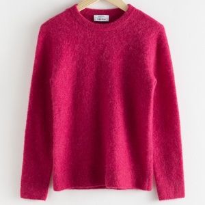 & Other Stories Pink Sweater